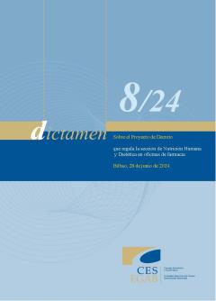Dictamen 8/24 de 28 de junio sobre el Proyecto de Decreto que regula la sección de Nutrición Humana y Dietética en oficinas de farmacia